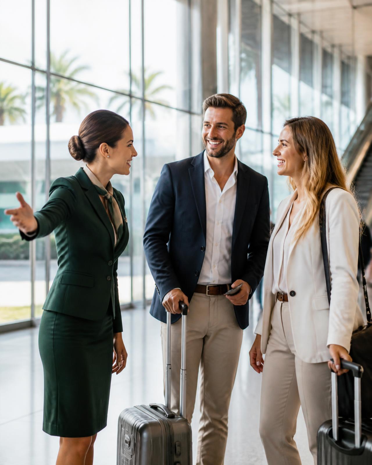 Atendimento Meet & Assist no terminal aeroportuário